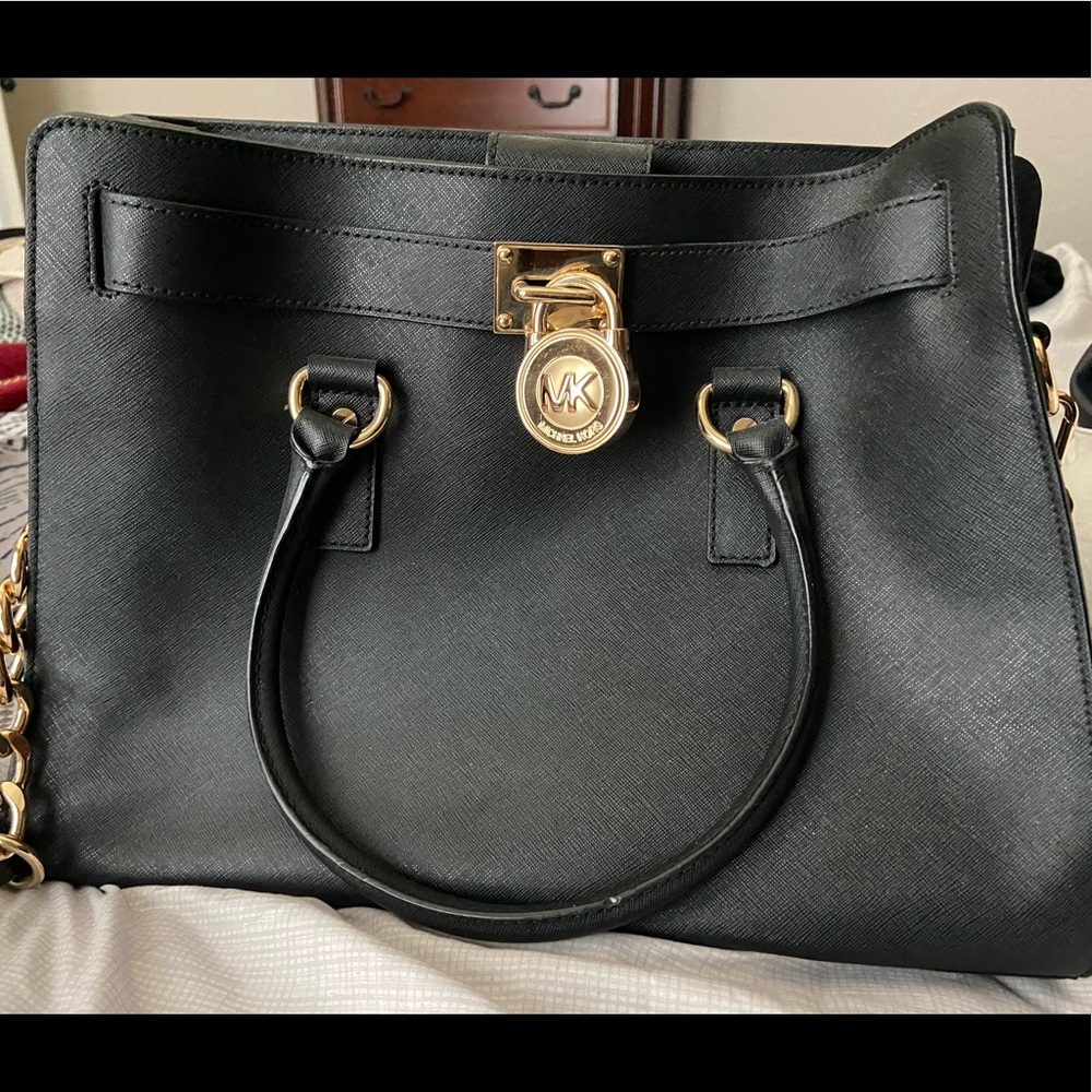 Large black Michael Kors shoulder bag
